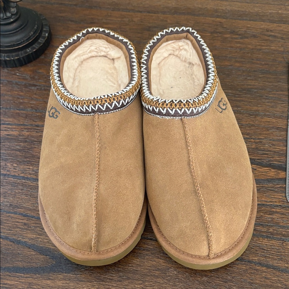 UGG women's Brown Suede Slip-Ons